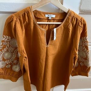 NWT! MADEWELL VNECK Blouse